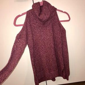 Open Shoulder Hollister Turtle Neck Sweater